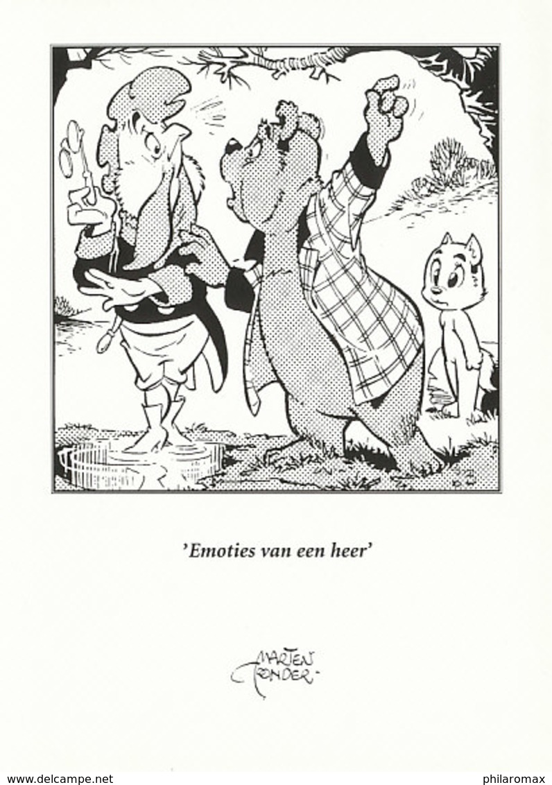 DP00698 - NETHERLANDS - DUTCH COMICS - O.B. BOMMEL TOM POES - MARTEN TOONDER - CP ORIGINAL - Bandes Dessinées