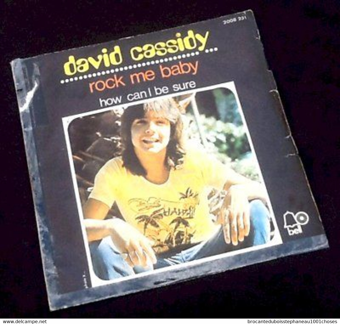 Vinyle 45 Tours David Cassidy Rock Me Baby (1974) - Other & Unclassified