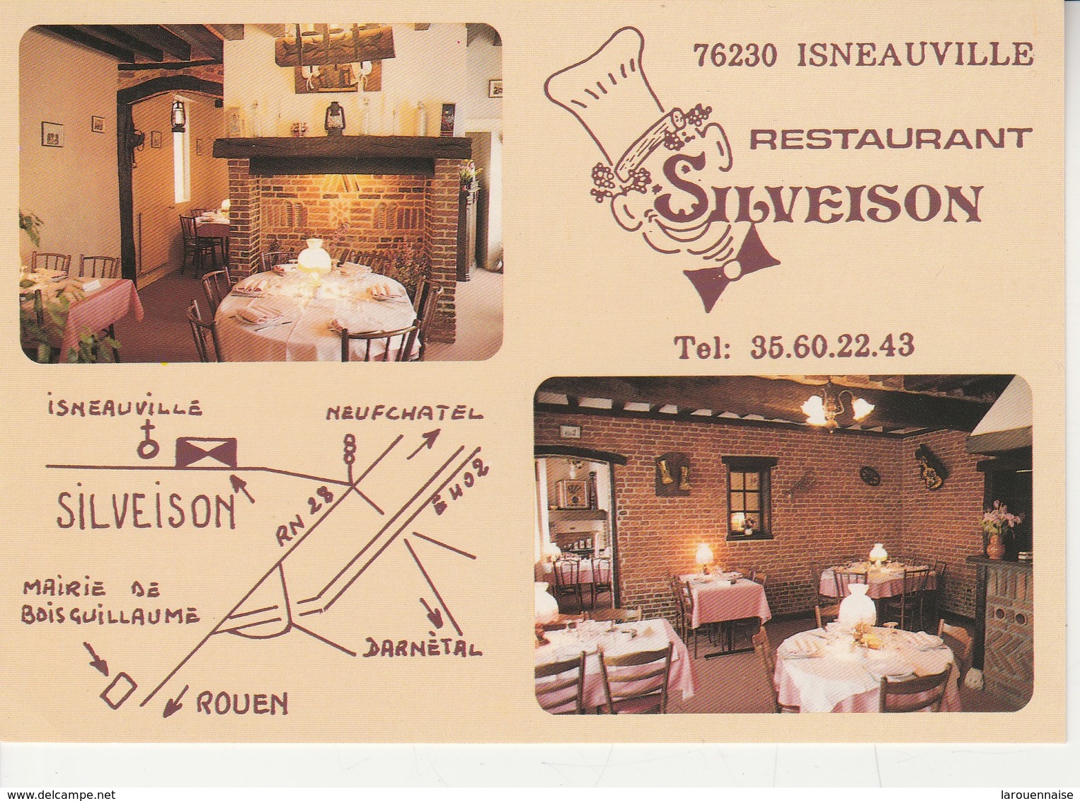 76 - ISNEAUVILLE - Restaurant "Le Silveison" - Autres & Non Classés