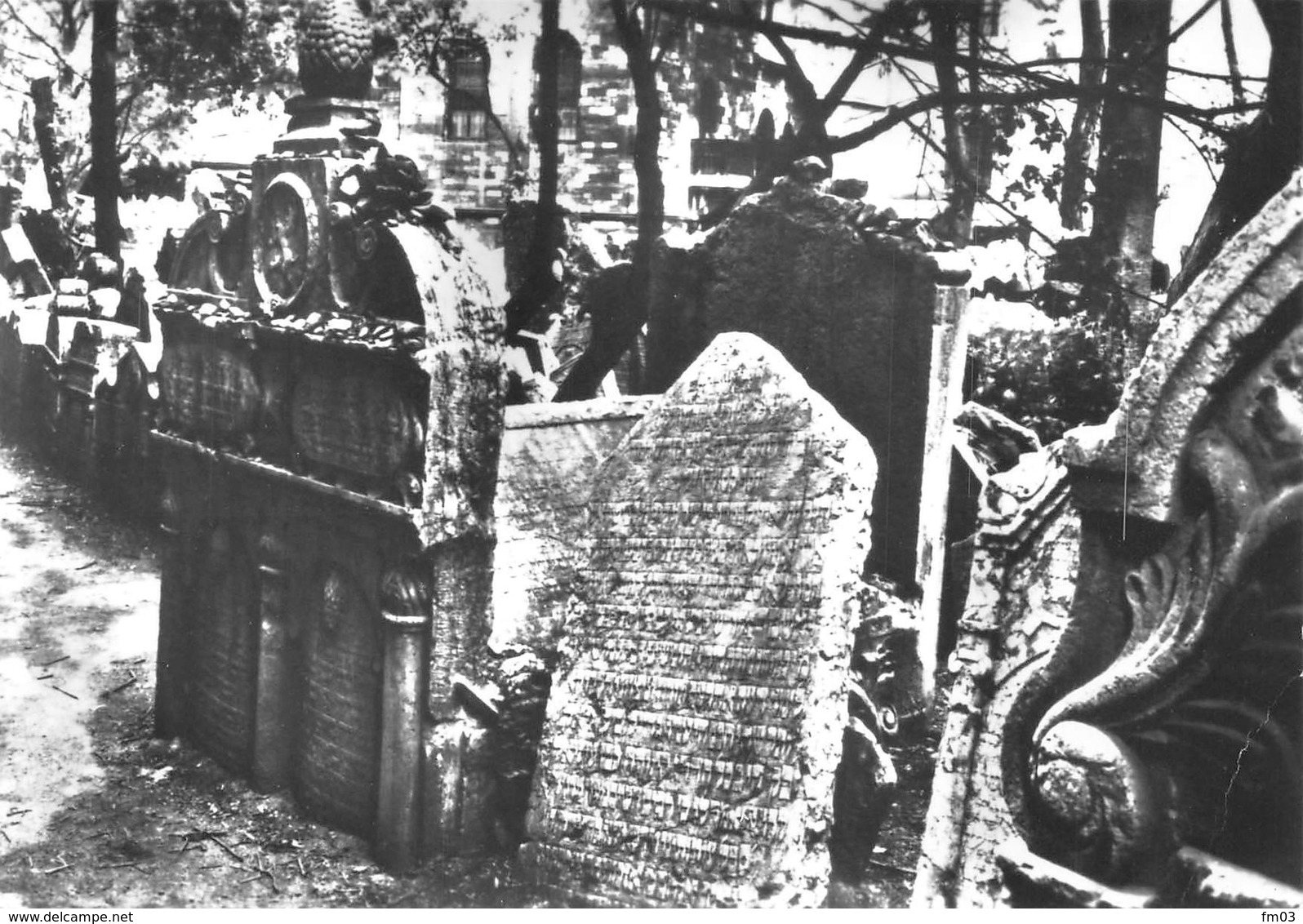 Prague Prag Cimetière Juif Judaïca - Tchéquie