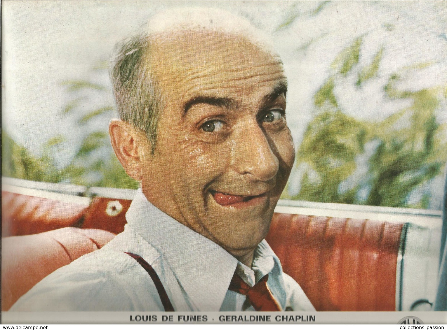 Affiche , 30 X 24.5 , Cinéma,Louis De Funes , SUR UN ARBRE PERCHE, 2 SCANS , Frais Fr 2.45 E - Affiches