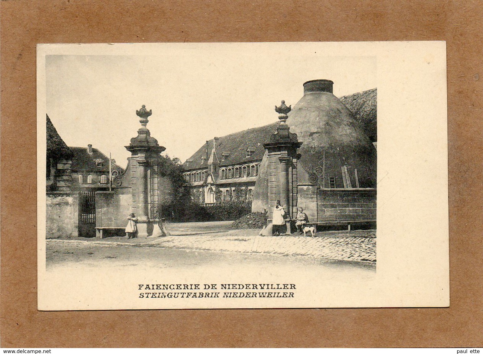 CPA - NIEDERVILLER (57) - Aspect De La Fabrique-Usine De Faiencerie Au Début Du Siècle - Sonstige & Ohne Zuordnung