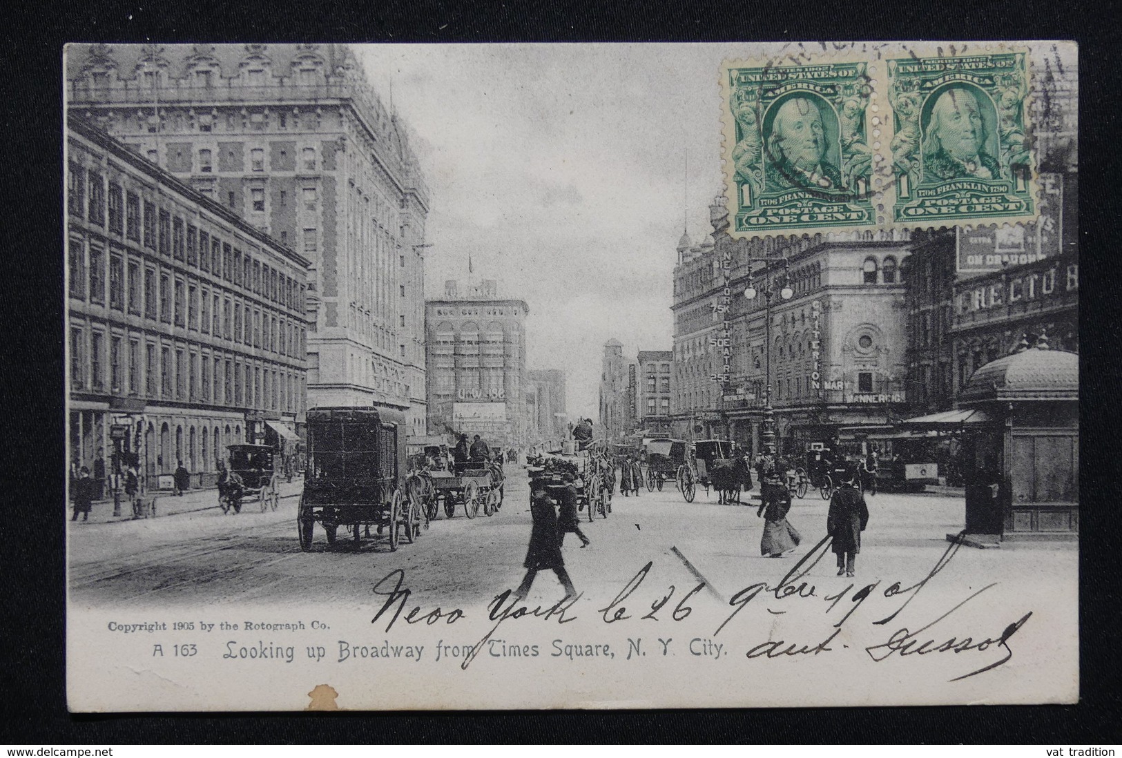 ETATS UNIS  - Carte Postale - New York - Looking Up Broadway From Times Square - L 21351 - Time Square