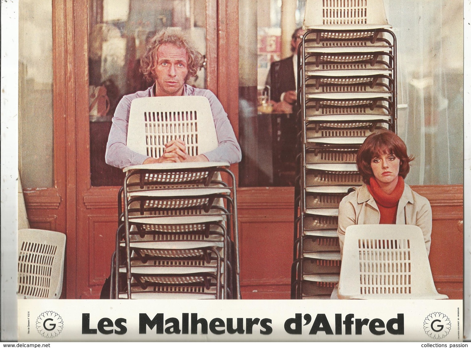 Affiche , 30 X 24.5 , Cinéma, LES MALHEURS D'ALFRED, Pierre Richard , Frais Fr 2.45 E - Affiches