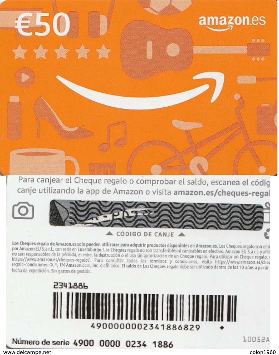 TARJETA REGALO DE ESPAÑA, GIFT CARD. AMAZON.ES. 080. - Tarjetas De Regalo