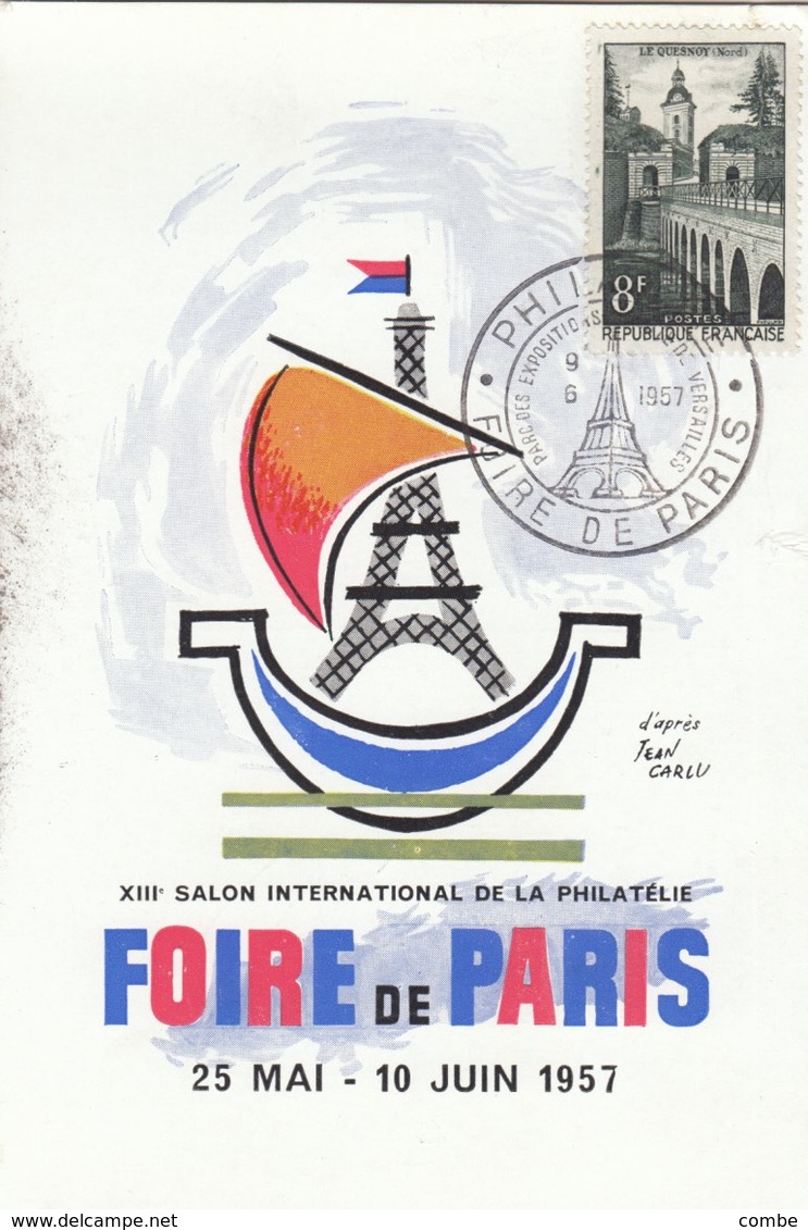 CARD. FRANCE. MAI 1956. FOIRE DE PARIS - Other & Unclassified