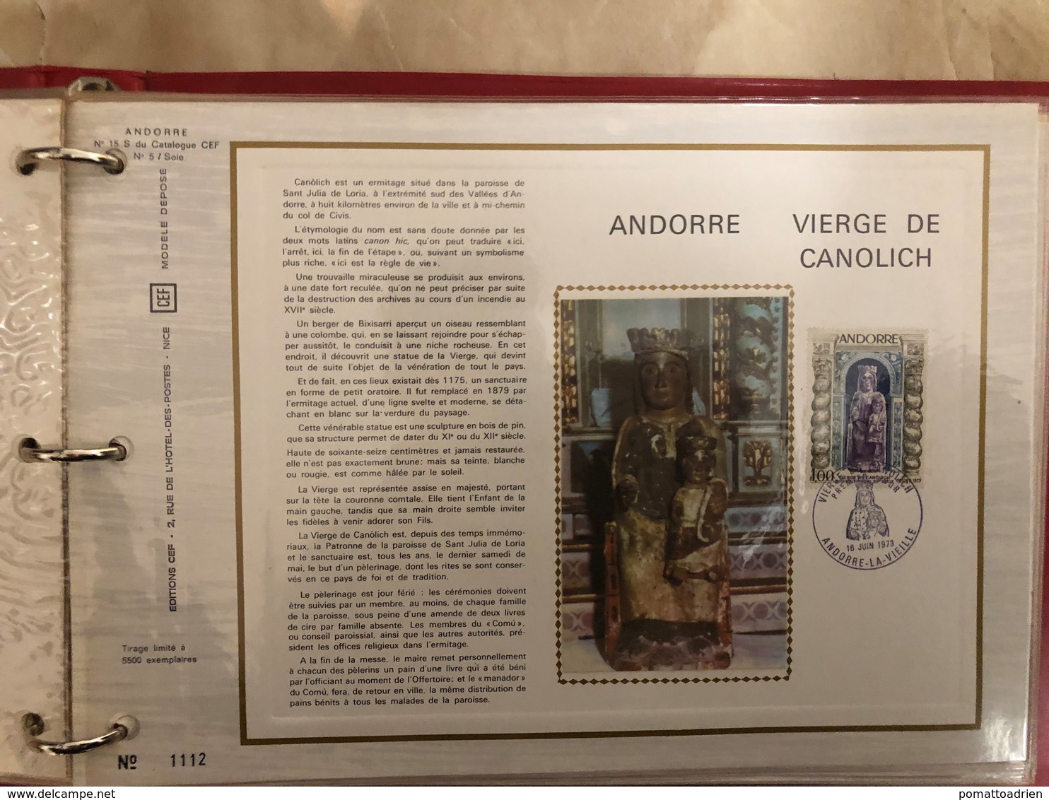 Timbres De Andorre La Vieille De 1971 à 1978 - Sammlungen (im Alben)