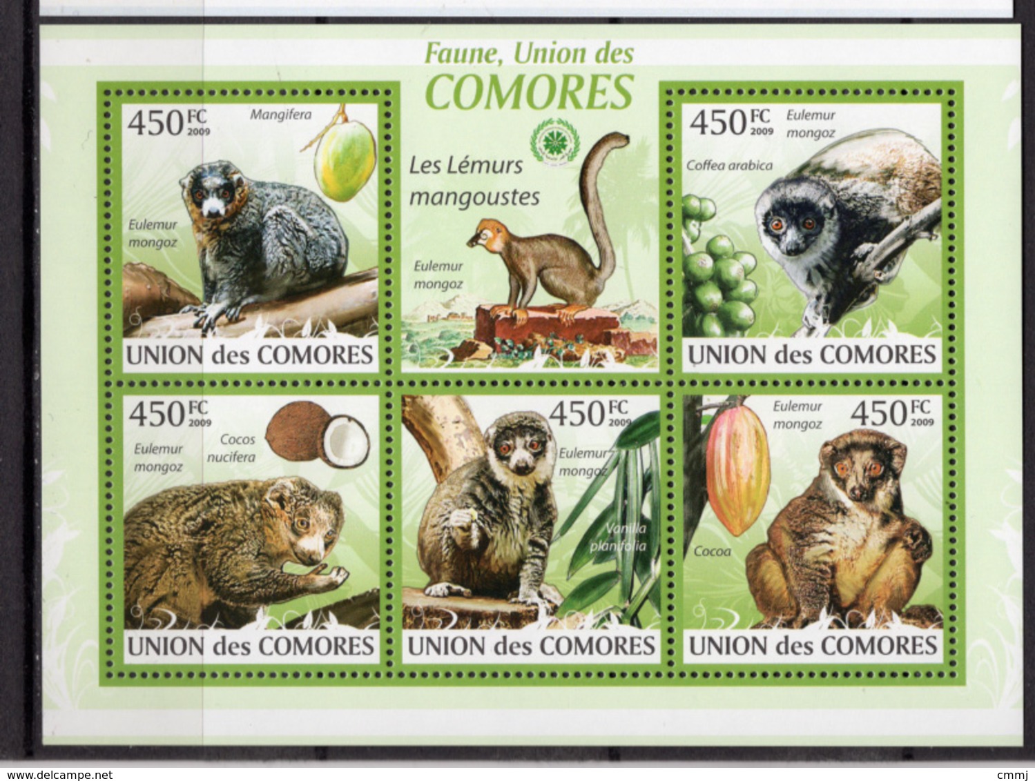 2009 - COMORES - Catg.. Mi. 2460/2464 - NH - (CW1822.10) - Isole Comore (1975-...)