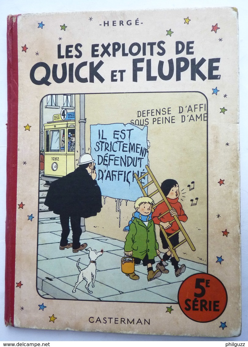 ALBUM BD QUICK ET FLUPKE 5ème Série - Quick Et Flupke