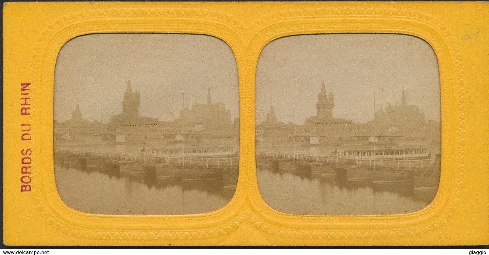 °°° Stereoscopic Photos - Bords Du Rhin Panorama Di Cologne Koeln °°° - Koeln