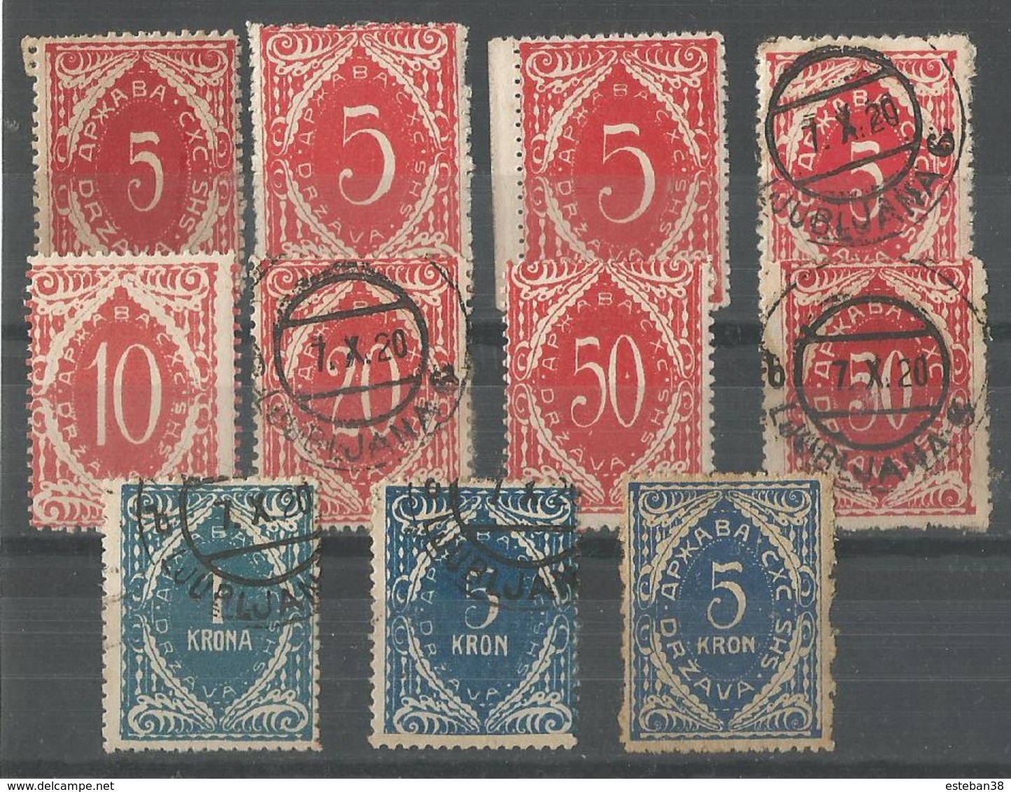 Timbre Taxe - Postage Due