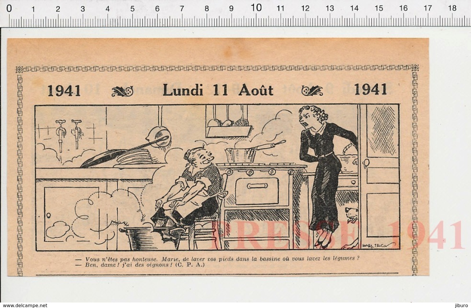 2 Scans Humour 1941 Ane Aveugle Charette Sans Lanterne éclairage Routier Obligatoire Ognon Pied Pédicure Pédiluve 223XS - Non Classés