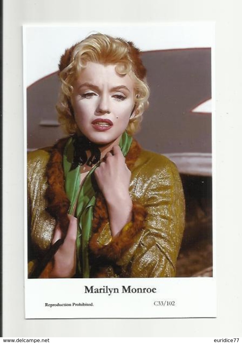 MARILYN MONROE - Film Star Pin Up PHOTO POSTCARD - C33-102 Swiftsure Postcard - Artistas