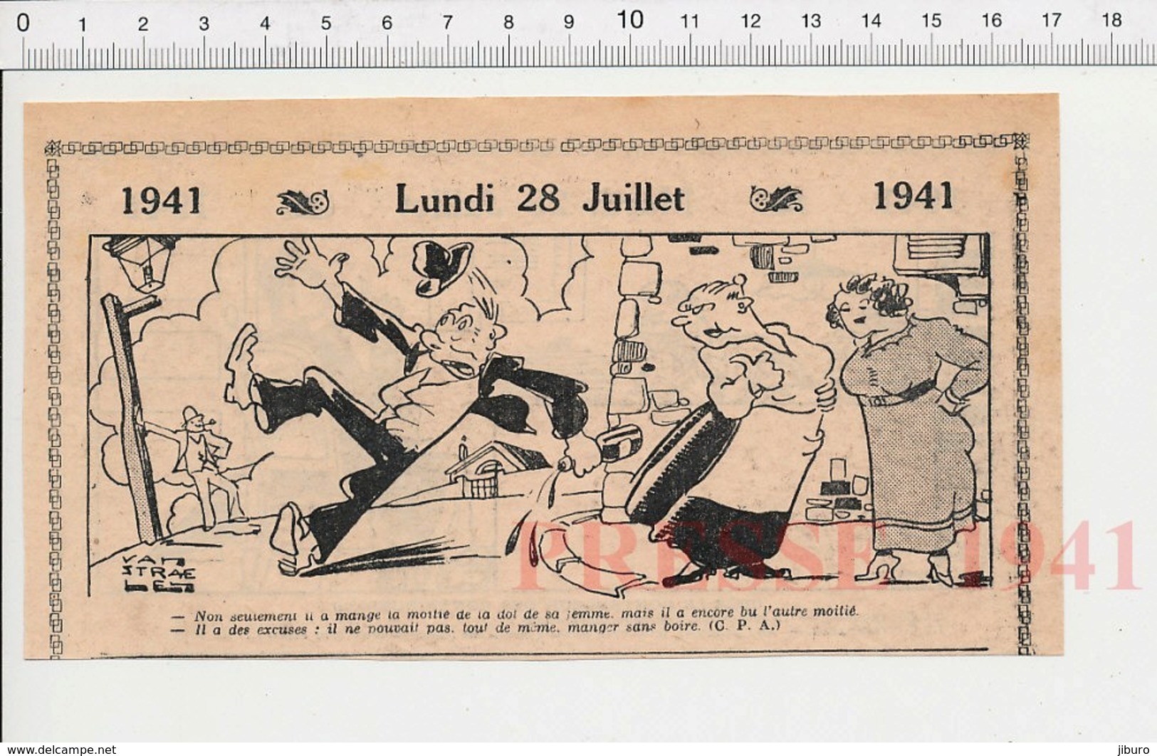 2 Scans Humour 1941 Dot Mariage / Contrôleur Des Contributions Impôts Perception ?? 223XS - Unclassified