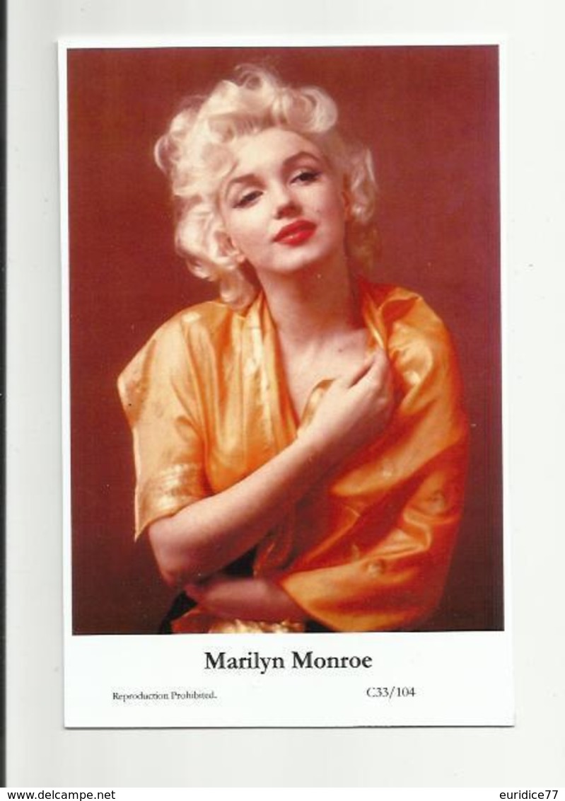 MARILYN MONROE - Film Star Pin Up PHOTO POSTCARD - C33-104 Swiftsure Postcard - Artistas