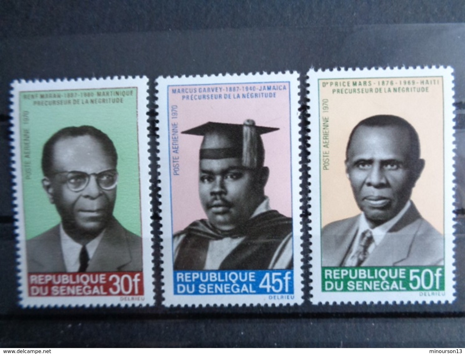 SENEGAL 1970 P.A. Y&T N° 81 à 83 ** - PRECURSEURS DE LA NEGRITUDE - Sénégal (1960-...)