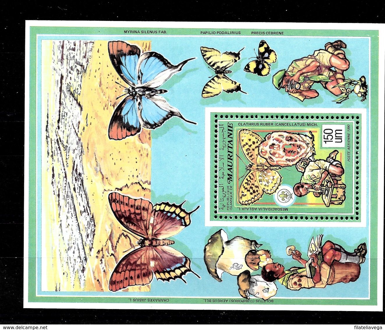 Hoja Bloque De Mauritania Nº Yvert HB-374 ** SETAS (MUSHROOMS) - Mauretanien (1960-...)