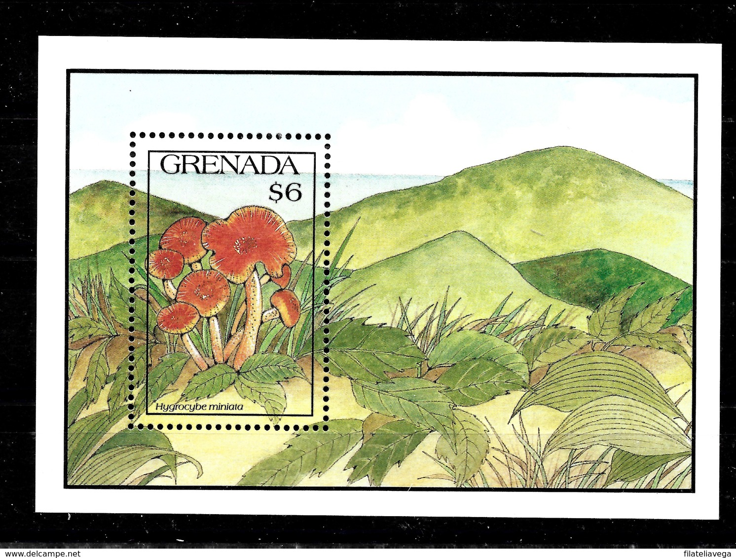 Hoja Bloque De Granada Nº Yvert HB-262 ** SETAS (MUSHROOMS) - Grenada (1974-...)