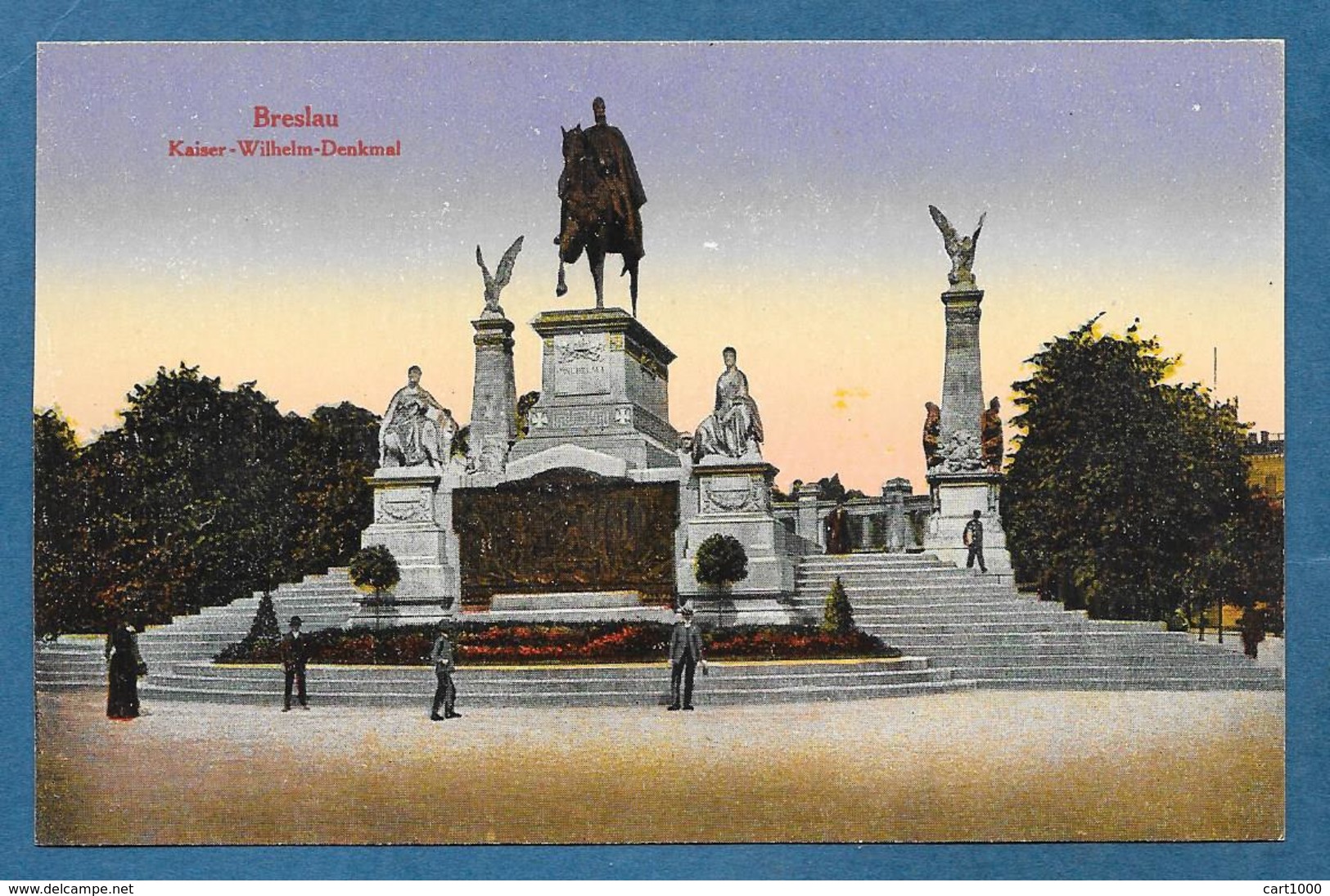 BRESLAU BRESLAVIA KAISER - WILHELM DENKMAL UNUSED - Poland