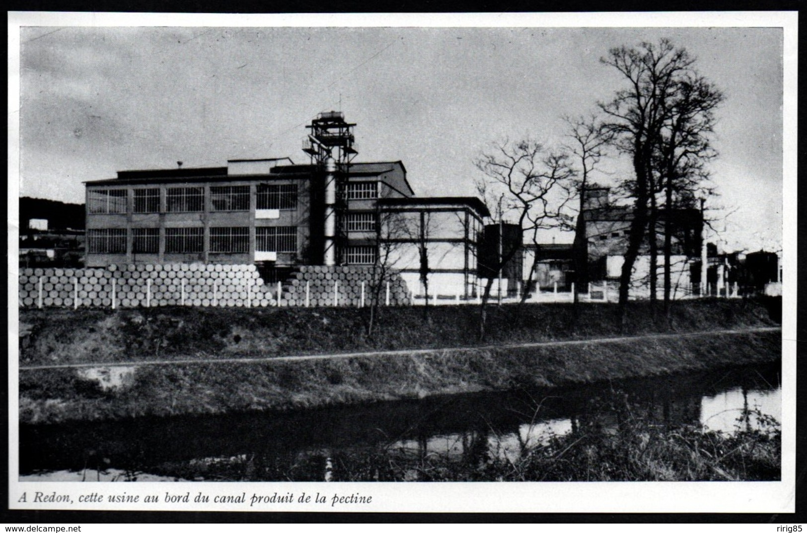 1965  --  REDON  USINE DE PECTINE AU BORD DU CANAL   3Q431 - Non Classés