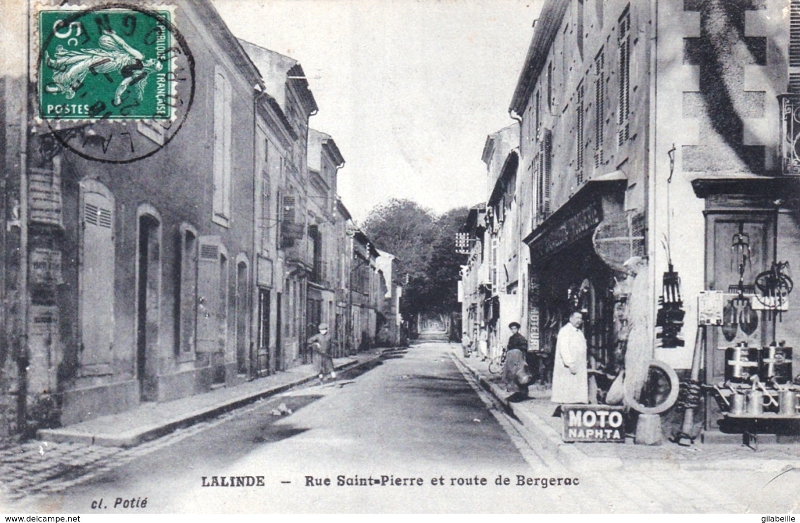 24 - Dordogne - LALINDE - Rue Saint Pierre Et Route De Bergerac - Autres & Non Classés
