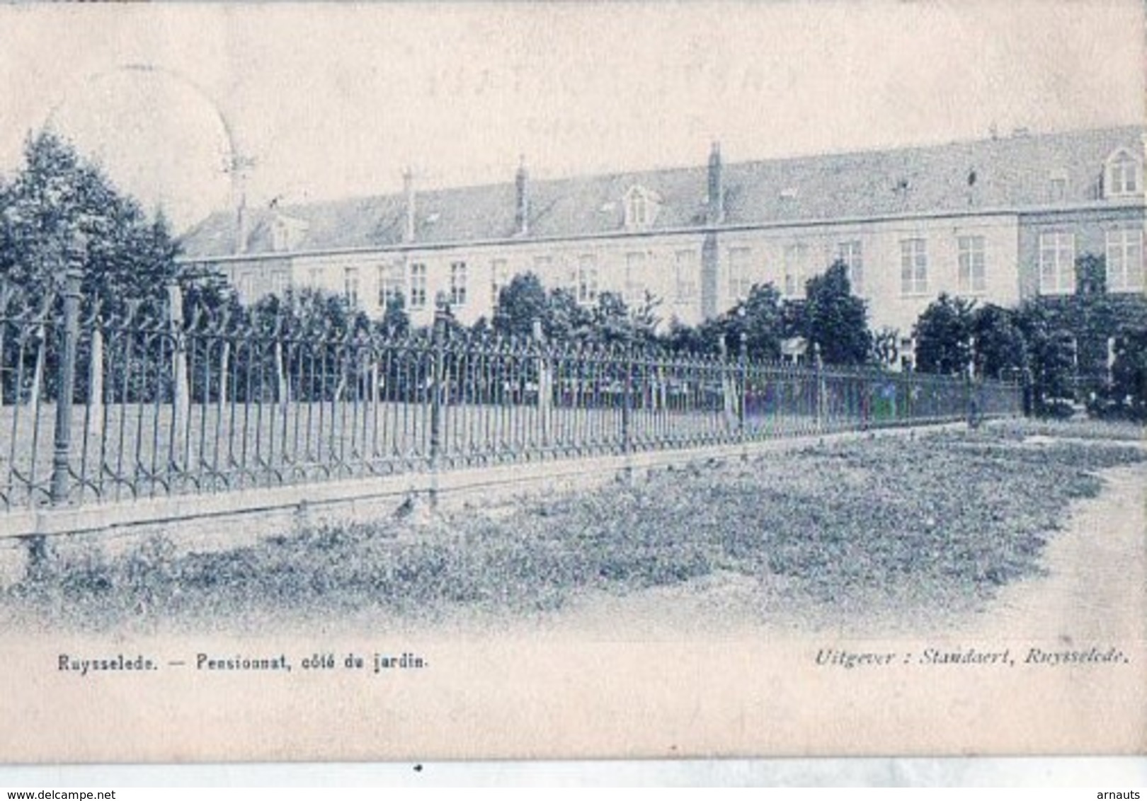 Ruiselede Pensionnat Pensionaat Côté Du Jardin Uitg Standaert Ruysselede Verstuurd 1902 - Ruiselede