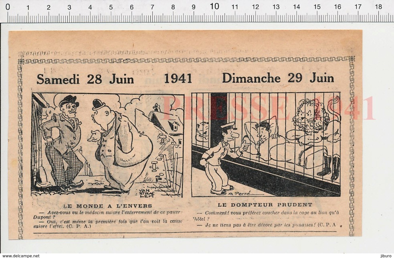 2 Scans Humour Punaises De Lit Dompteur Lion En Cage Agence Matrimoniale Odontologie Râtelier Place Théatre 223XS - Non Classés