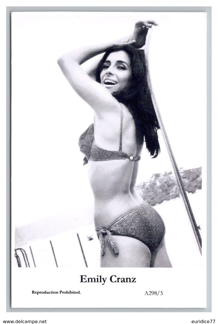 EMILY CRANZ - Film Star Pin Up PHOTO POSTCARD - A298-3 Swiftsure Postcard - Artistas