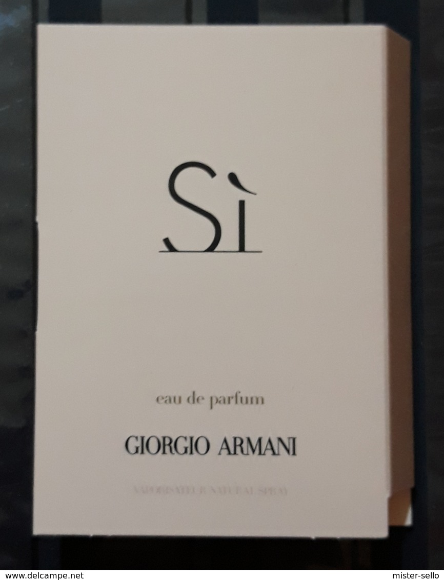 MUESTRA DE PERFUME 1.2 Ml. SI De GIORGIO ARMANI - Eau De Perfum - Muestras De Perfumes (testers)