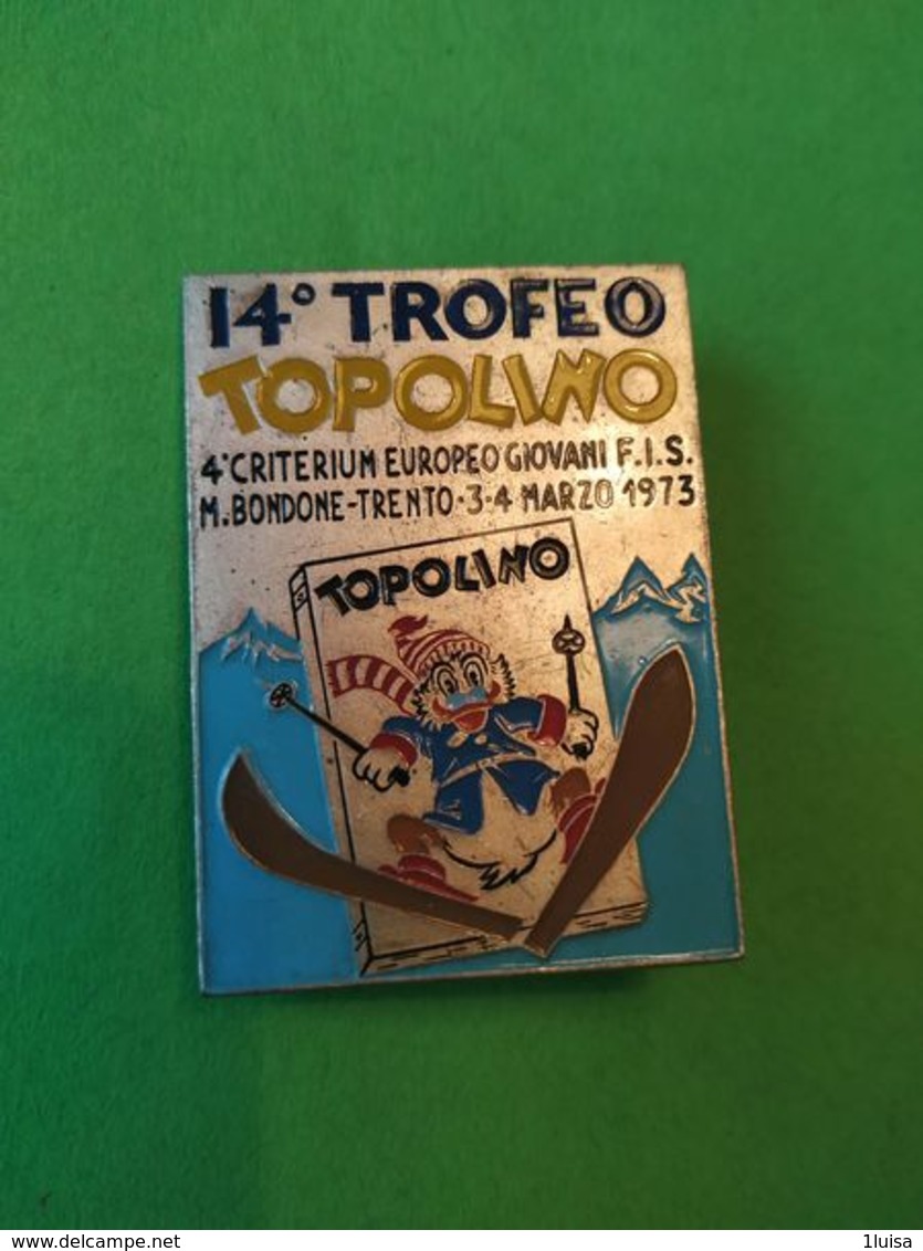 SPORT INVERNALI SPILLE  14° TROFEO TOPOLINO BONDONE 1973 - Italia