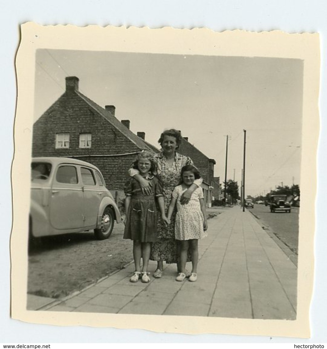 LA PANNE Id Femme Enfant Architecture Belgique 50s Fille Girl Voiture - Places