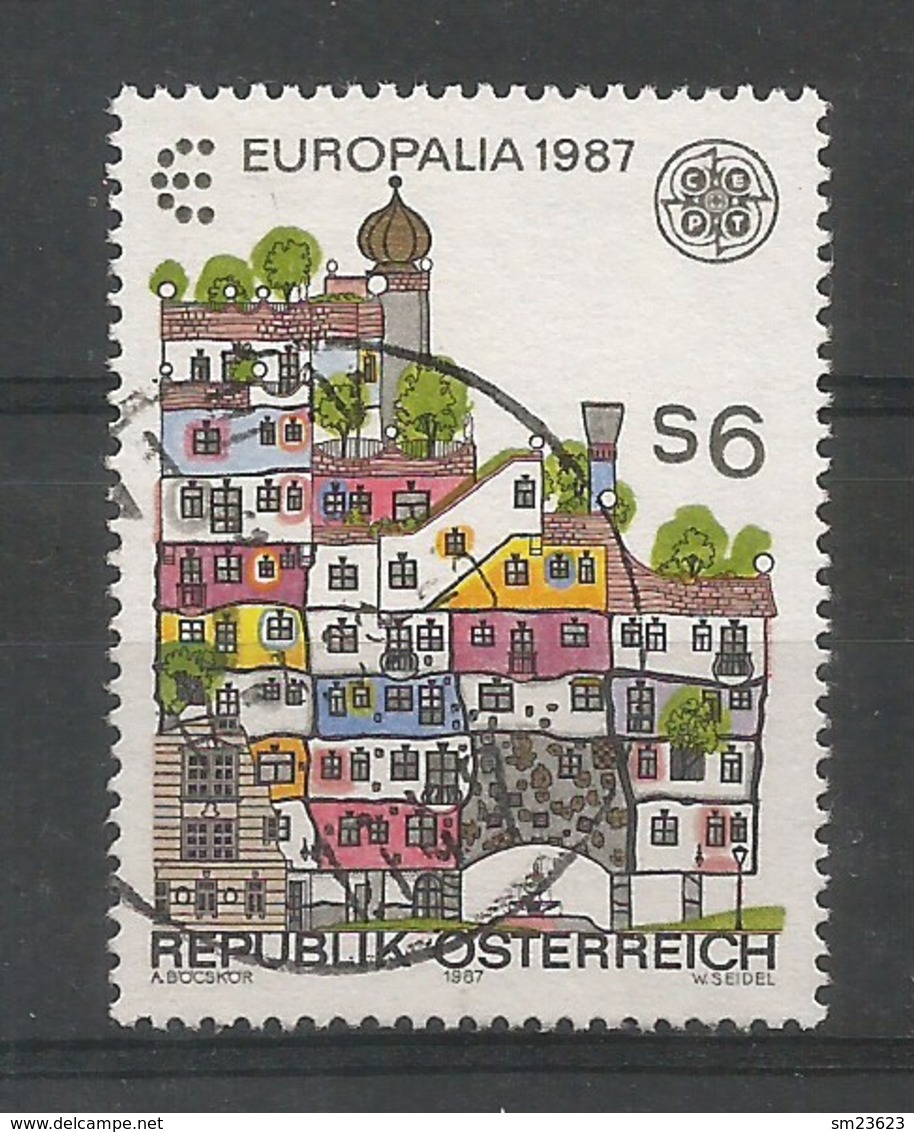 Österreich  1987 Mi.Nr. 1876 ,  Europa CEPT Moderne Architektur - Gestempelt / Used / (o) - 1987