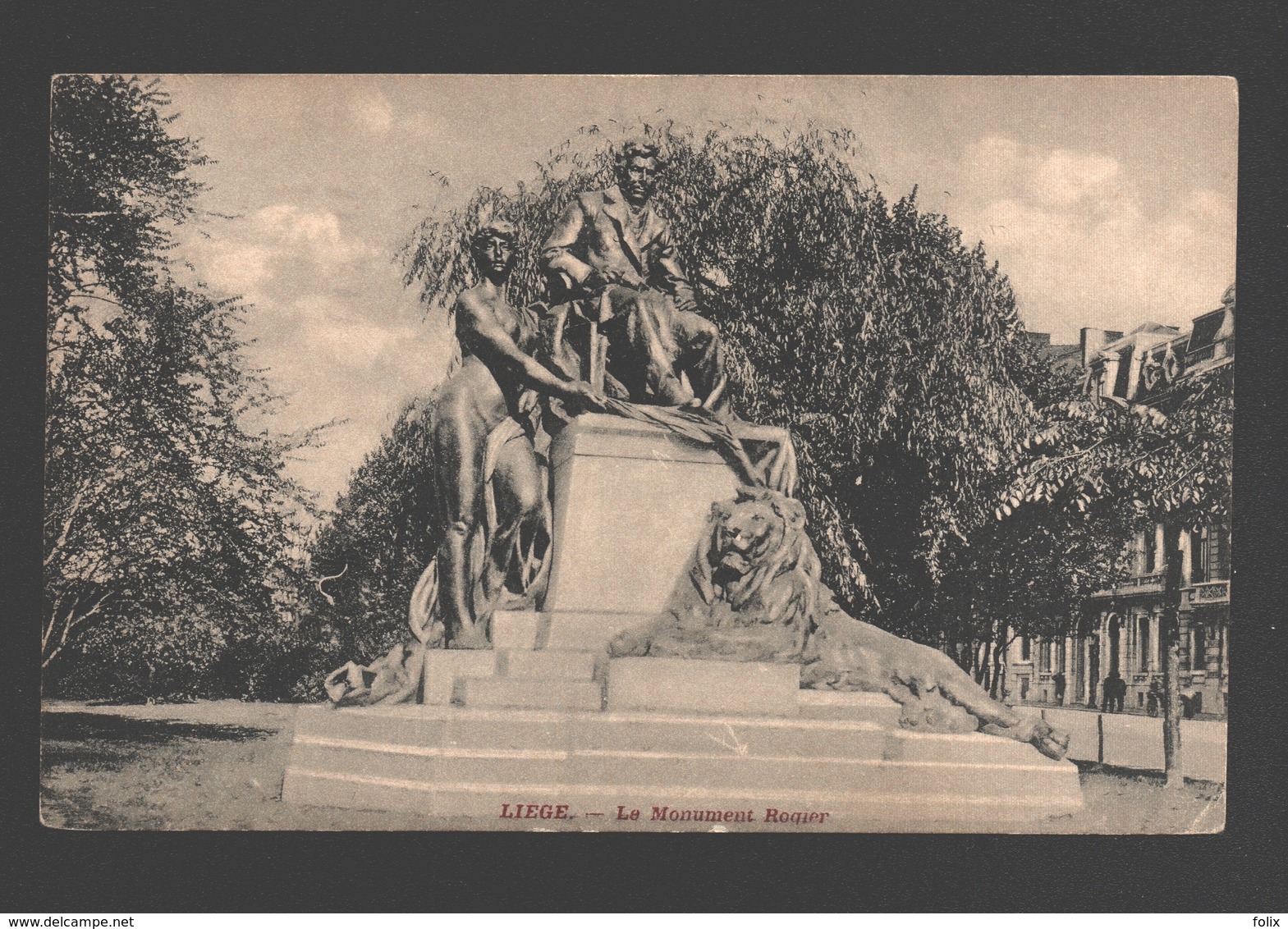 Liège - Le Monument Rogier - 1909 - Luik