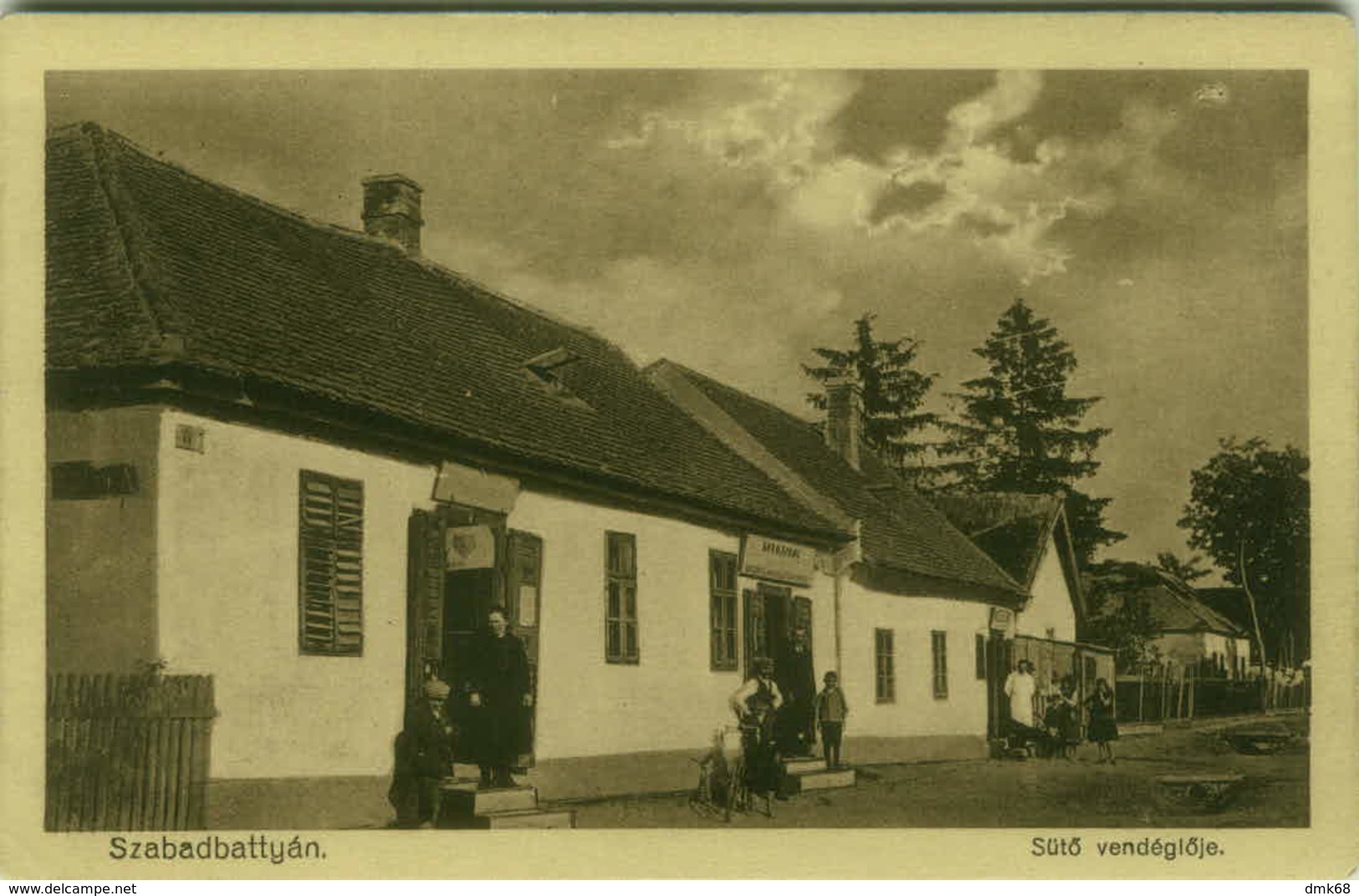 HUNGARY - SZABADBATTYAN - SUTO VENDEGLOJE - 1920s  (BG2073) - Hongrie