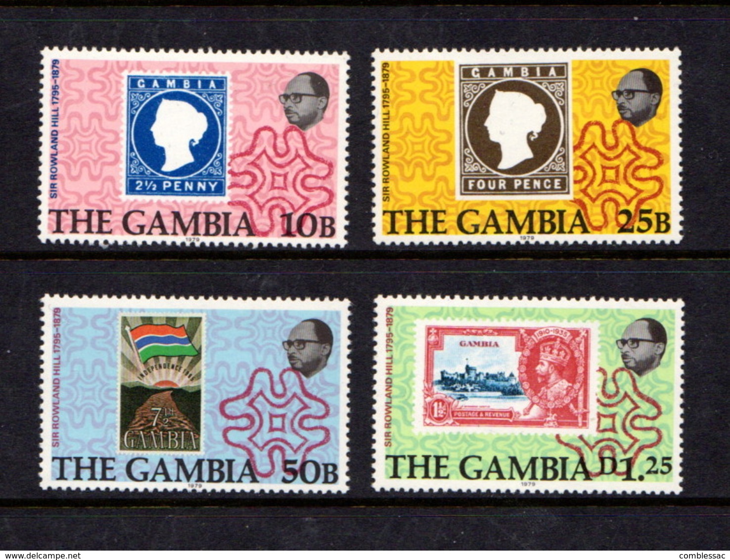 GAMBIA   1979    Death  Centenary  Of  Sir  Rowland  Hill     Set  Of  4         MNH - Gambia (1965-...)