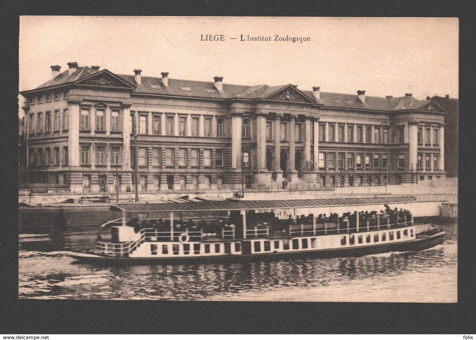 Liège - L'Institut Zoologique - Bateau - Luik