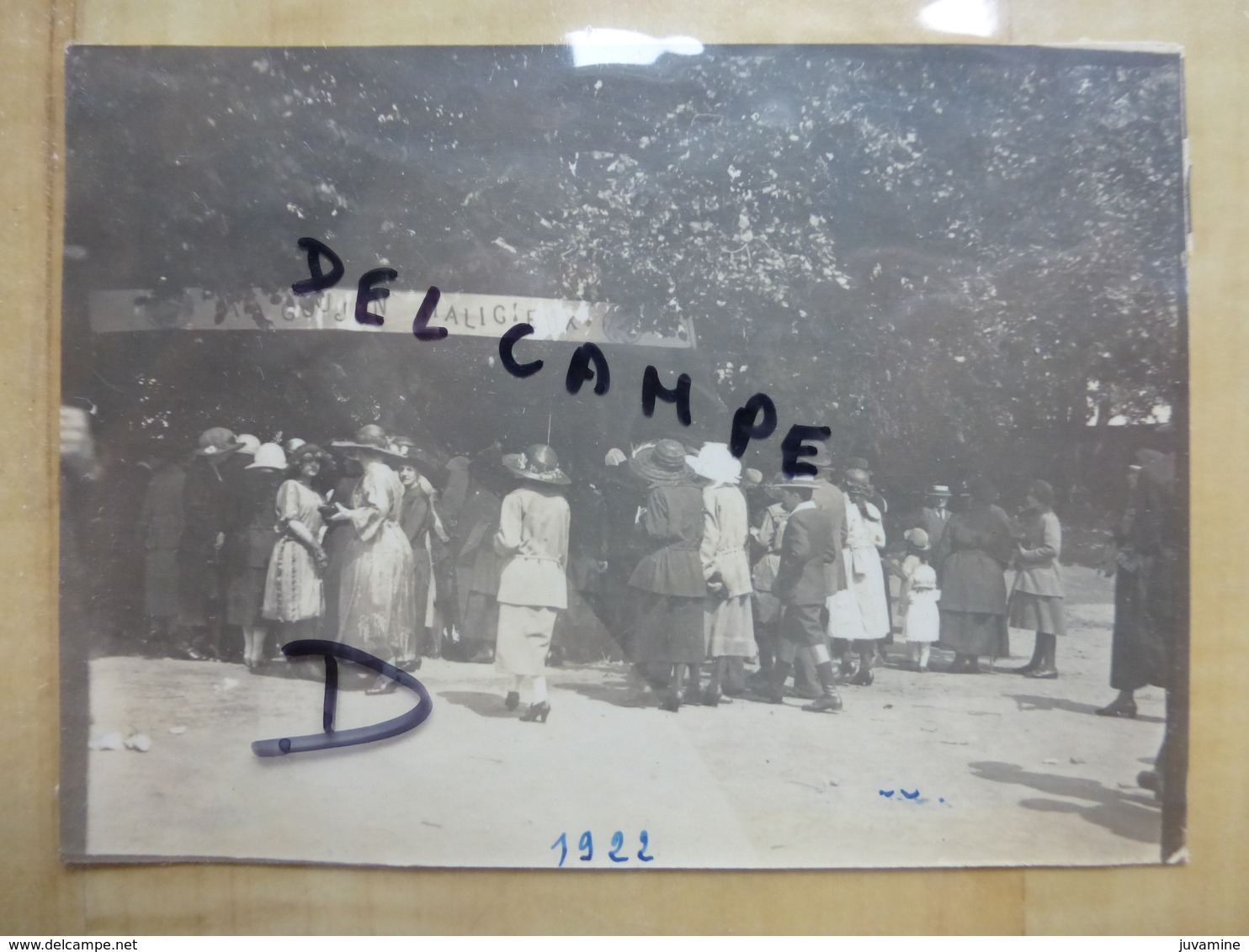 79 PARTHENAY FOIRE FETE STAND 1922 PHOTO - Parthenay