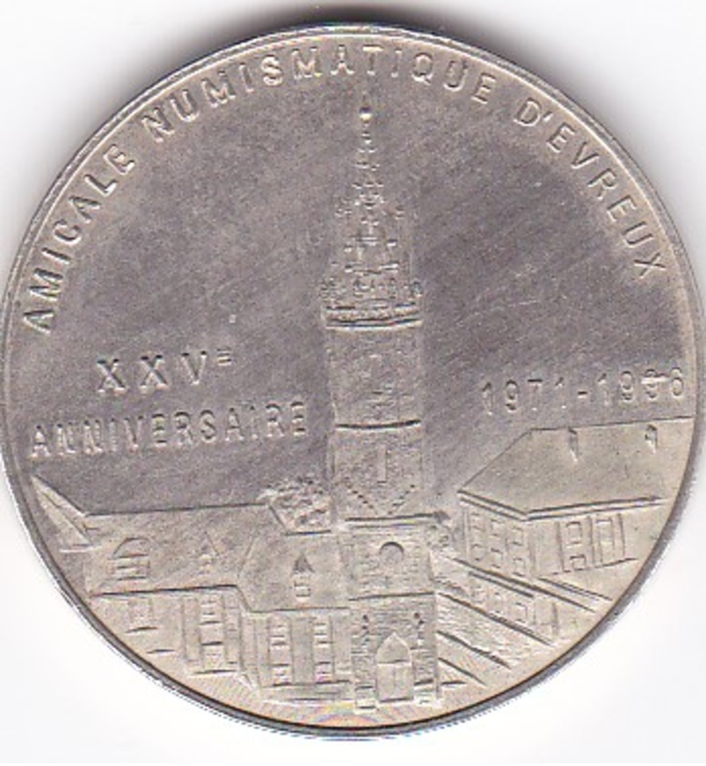 JETON NUMISMATIQUE D  EVREUX 27 1996 - Autres & Non Classés