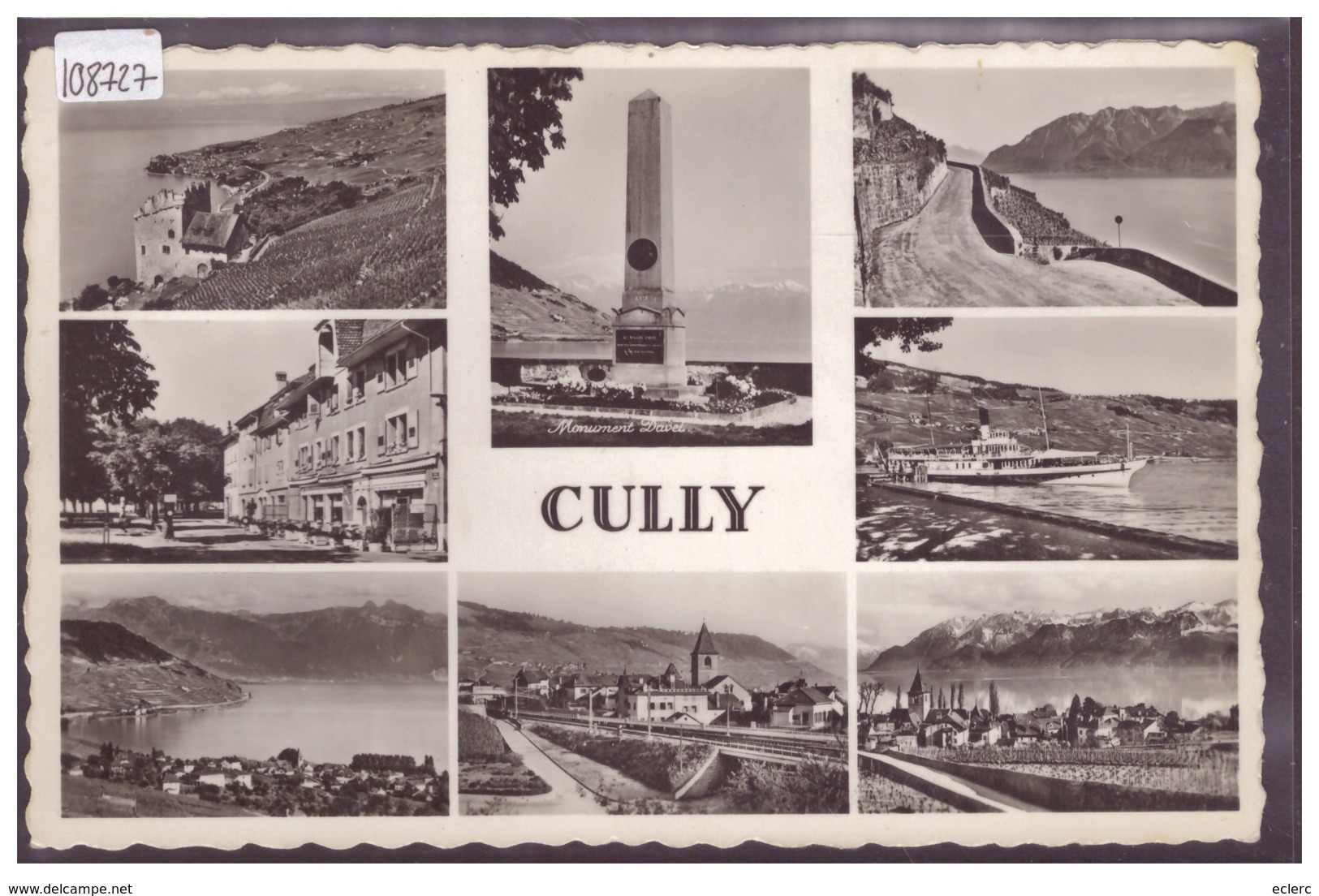 DISTRICT DE LAVAUX - CULLY - MULTIVUES - TB - Cully