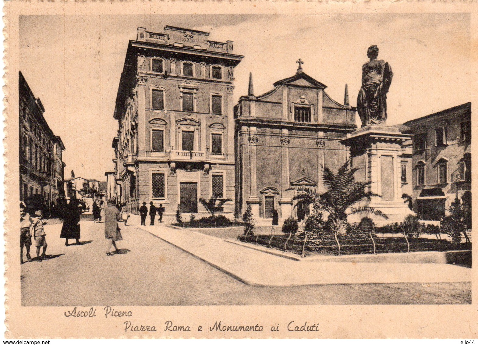 Ascoli Piceno - Piazza Roma E Monumento Ai Caduti - - Ascoli Piceno