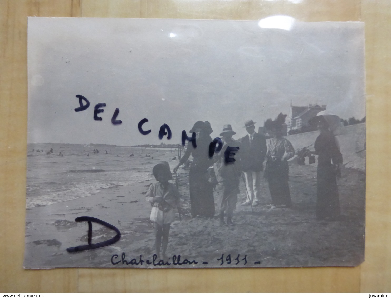 17 CHATELAILLON PLAGE ENFANT 1911 PHOTO - Châtelaillon-Plage