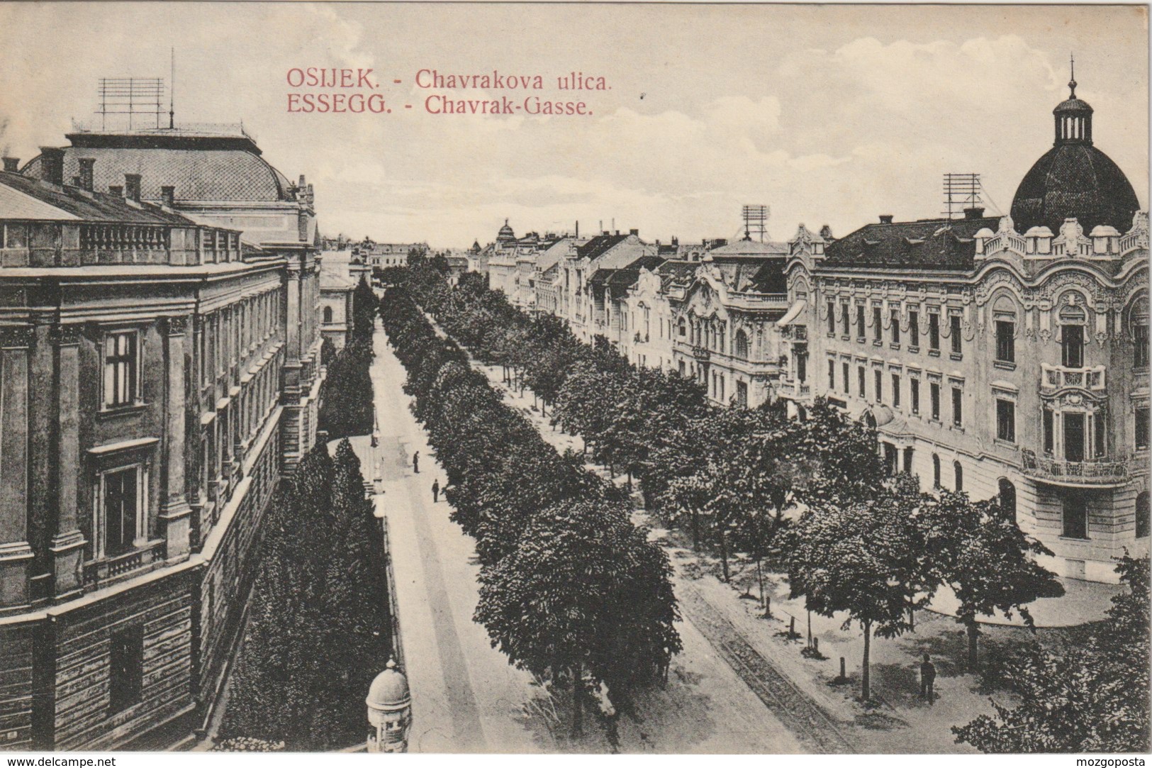 Ungarn Osijek Mit Bahnpoststempel /  Railway / TPO "240 Eszek - Noskovci" - Hongrie