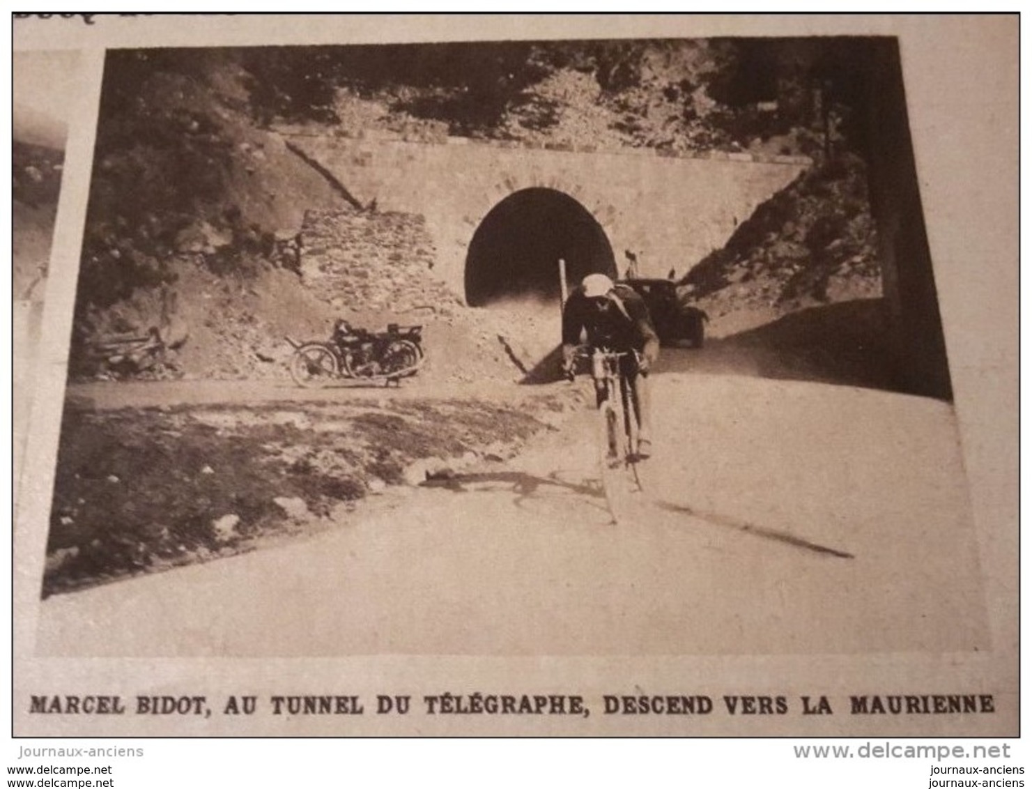 1928 TOUR DE FRANCE CYCLISTE - Nicolas FRANTZ - PONT D&acute;AUBERSSAGNE - GALIBIER - LAUTARET - MARATHON - TENNIS WIMBL