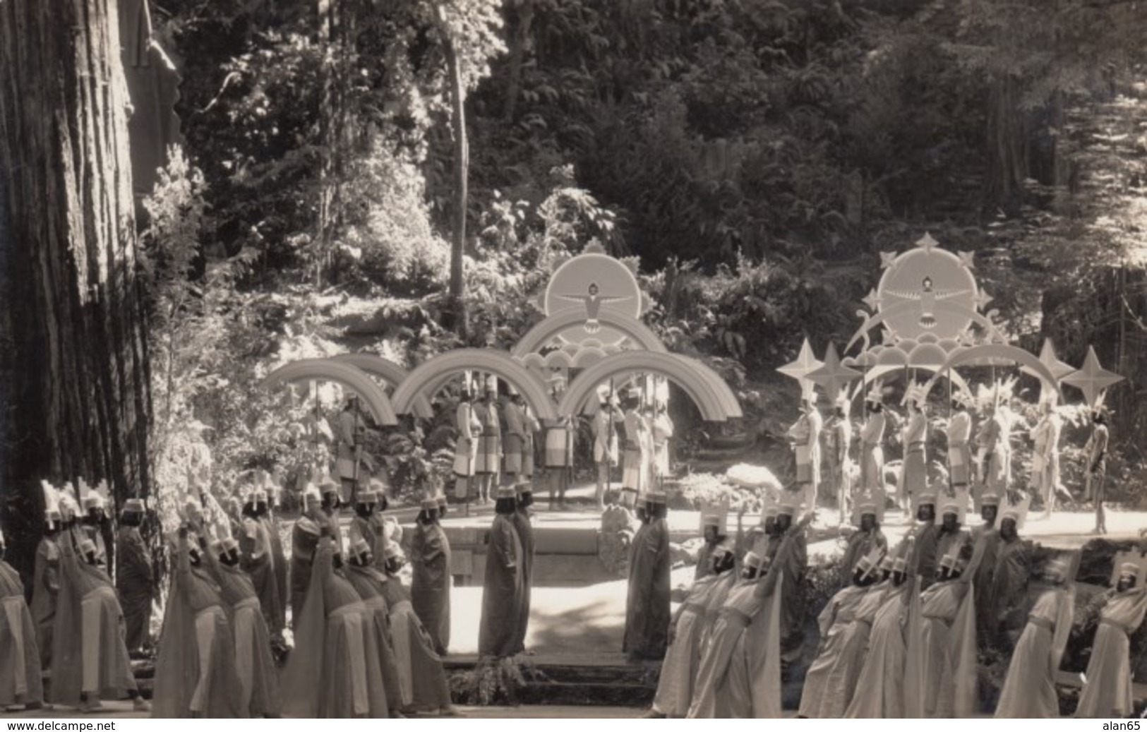 San Francisco California, Bohemian Grove Play  Theatre, C1950s Vintage Real Photo Postcard - San Francisco