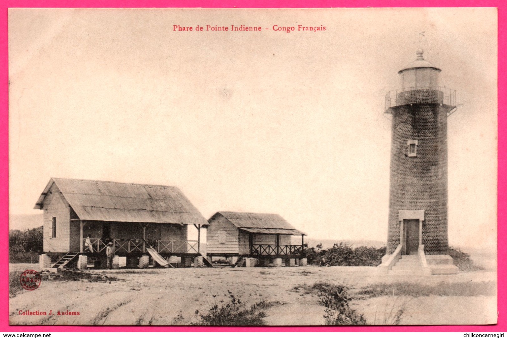 Congo Français - Phare De Pointe Indienne - Loango - Animée - Collection J. AUDEMA - Congo Francese