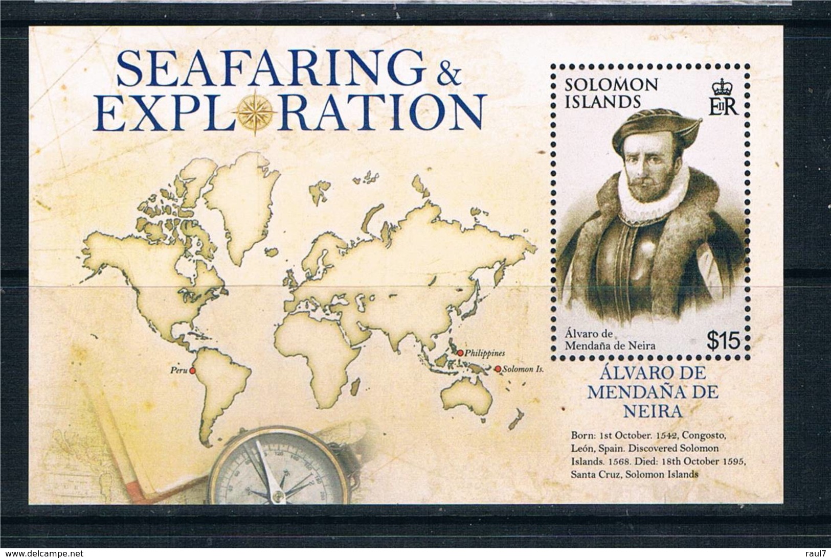 Solomon Islands 2009 - Bateaux Voiliers Explorateurs - BF Neufs // Mnh - Salomon (Iles 1978-...)