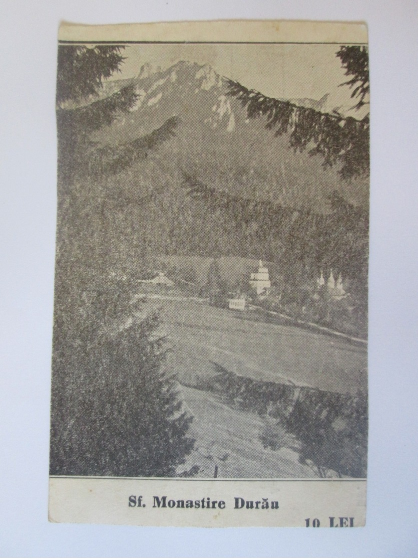 Romania-The Durău Monastery/Neamț,unused Postcard From 1937 - Roumanie