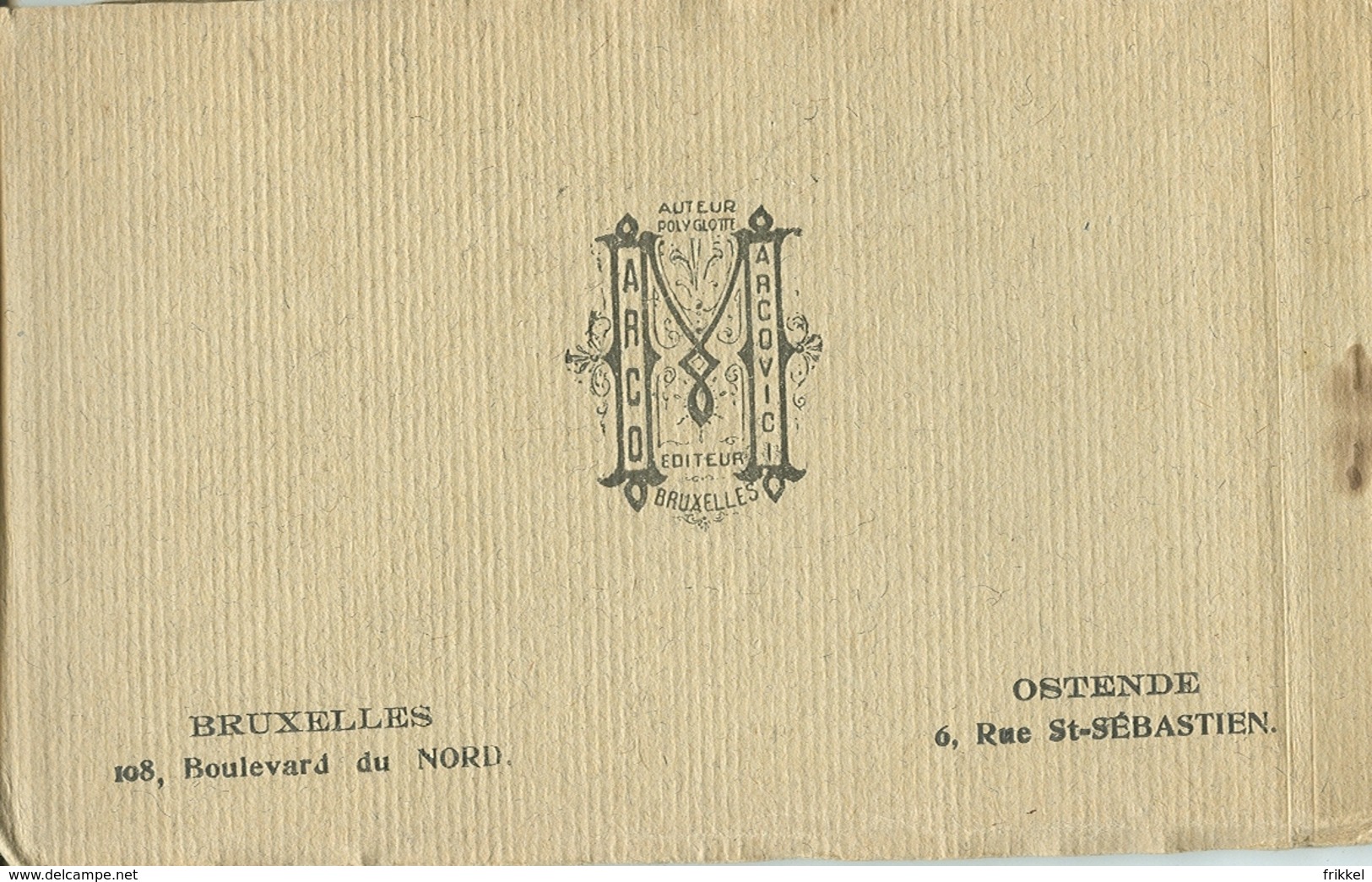 Lombartzijde Mapje met 10 postkaarten Lombardzyde Souvenir de la Guerre 1914-18 Ruines