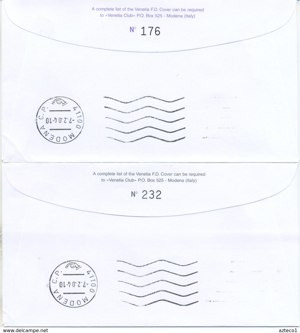 SAN MARINO - FDC VENETIA  2004 - UNIONE LATINA - VIAGGIATE - FDC