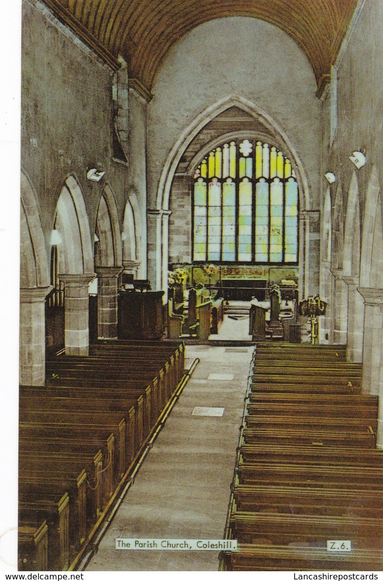 Postcard The Parish Church Coleshill Nr Birmingham My Ref  B12818 - Other & Unclassified